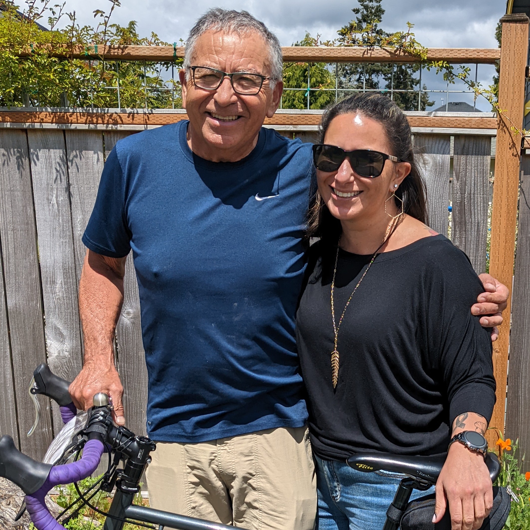Kelli and her dad.